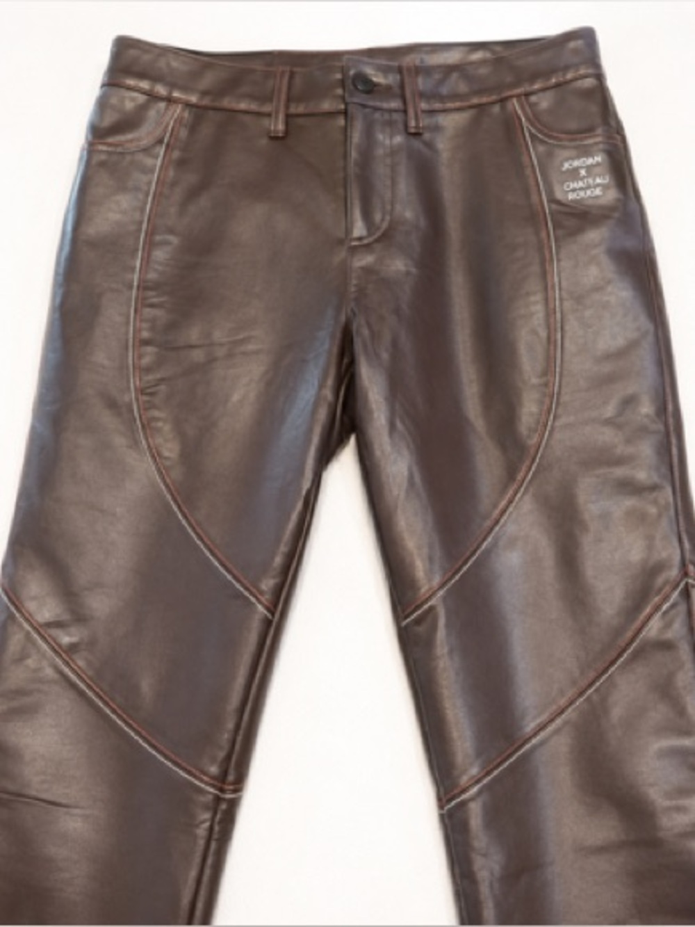 New With Tags Jordan x Chateau Rouge Vegan Leather Pants
